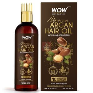 Wow Skin Science Argan Hair Oil With Comb 200ml